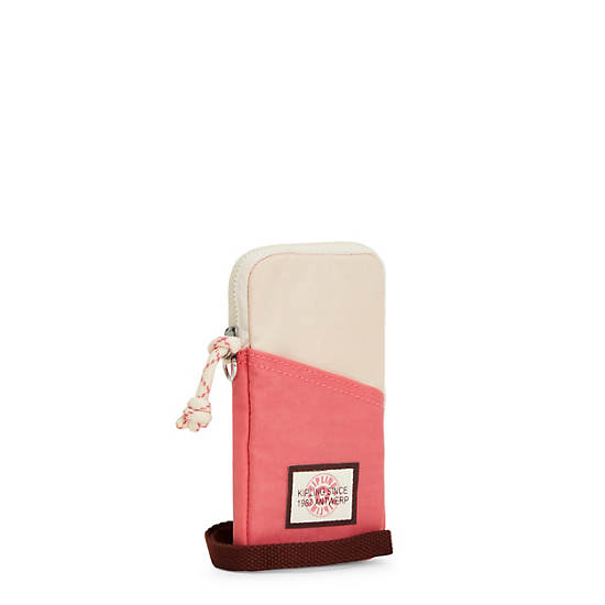 Sac À Main Kipling Clark Neck Pouch Rose | FR 1962SG